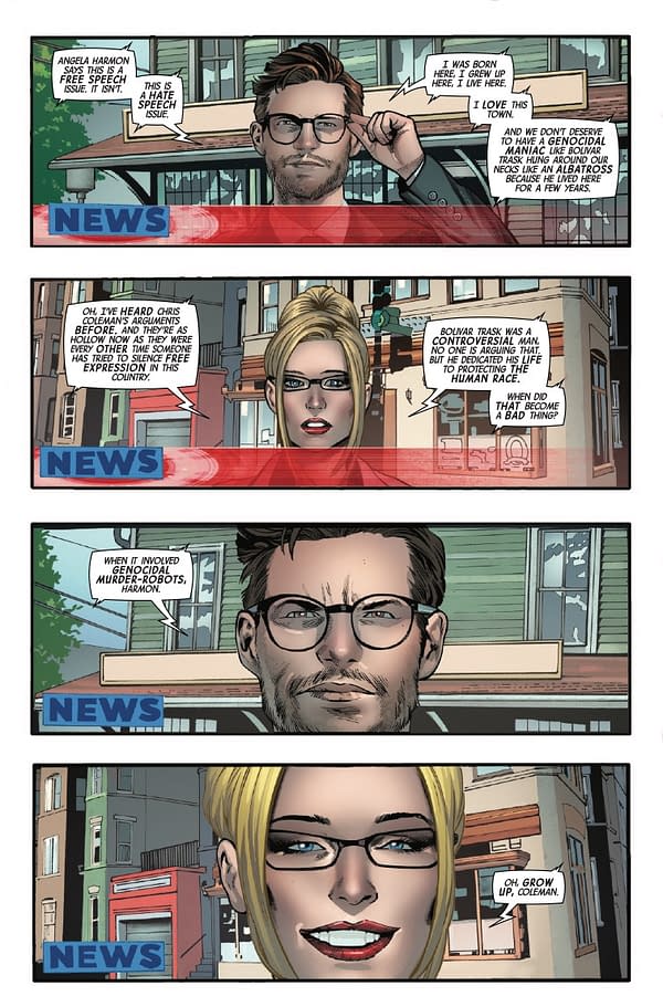 Interior preview page from X-MEN #34 TONY DANIEL COVER
