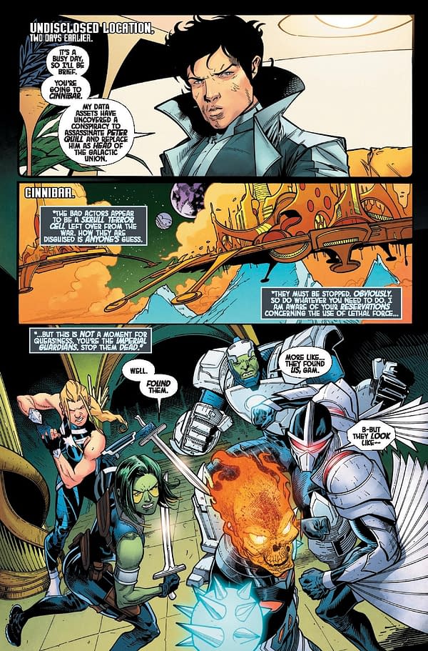 Interior preview page from IMPERIAL GUARDIANS #5 SEAN IZAAKSE COVER