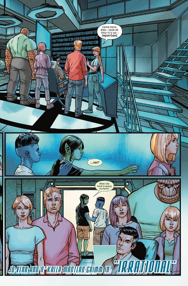 Interior preview page from FANTASTIC FOUR #14 HUMBERTO RAMOS COVER
