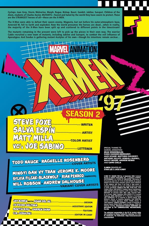 Interior preview page from X-MEN '97: SEASON TWO #2 TODD NAUCK COVER