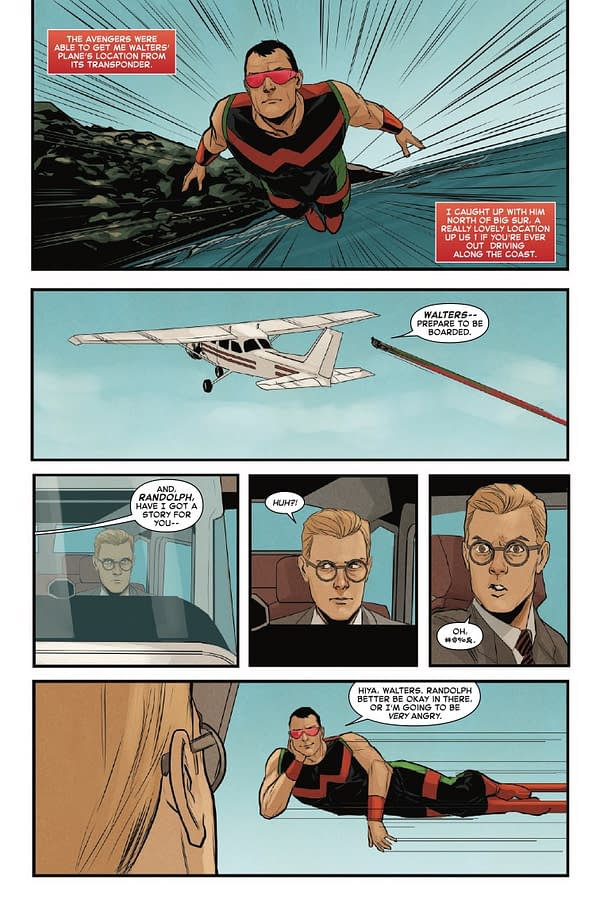 Interior preview page from WONDER MAN #5 MARCO CHECCHETTO COVER