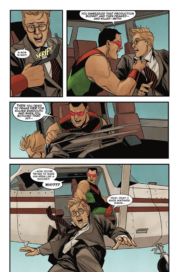 Interior preview page from WONDER MAN #5 MARCO CHECCHETTO COVER