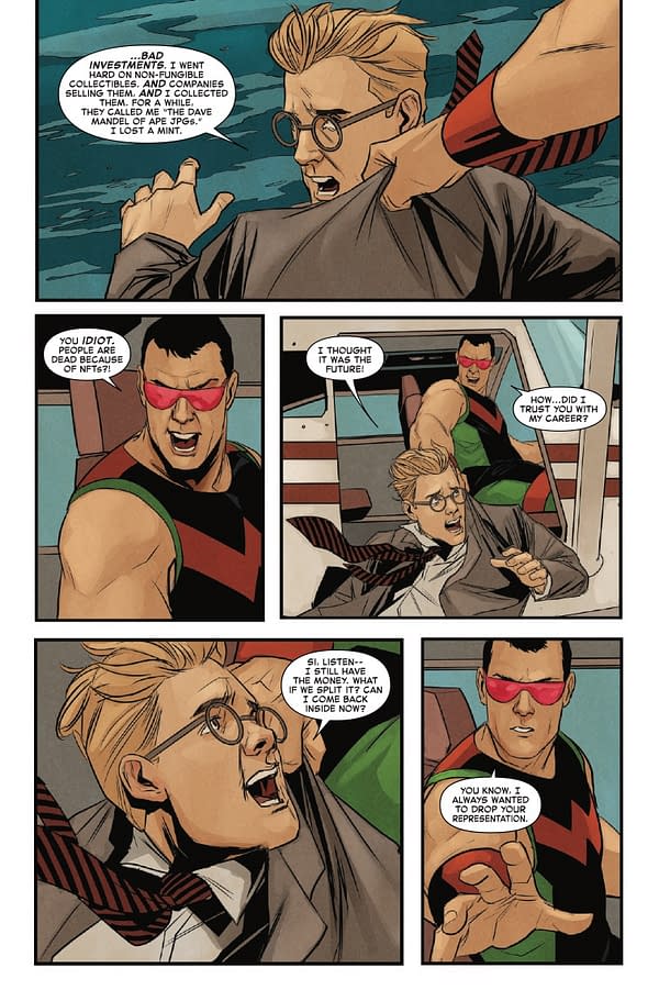 Interior preview page from WONDER MAN #5 MARCO CHECCHETTO COVER