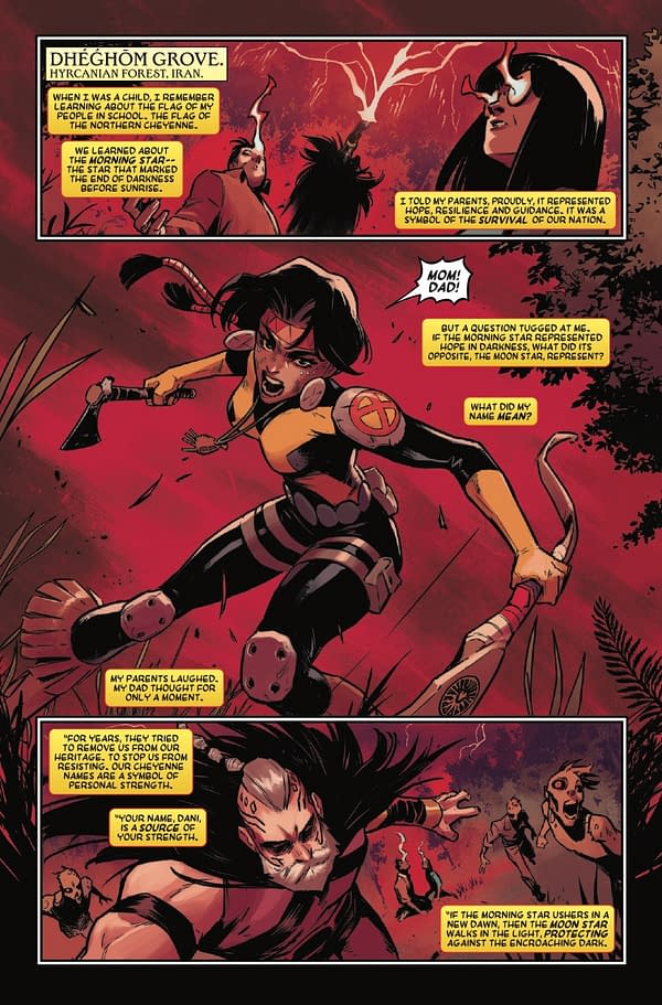 Interior preview page from MOONSTAR #5 GERMAN PERALTA COVER