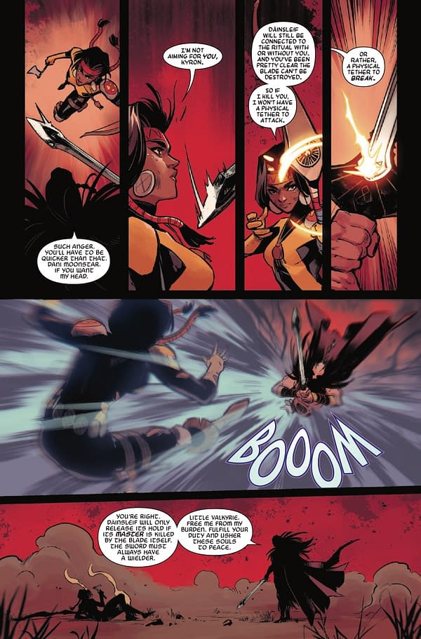 Interior preview page from MOONSTAR #5 GERMAN PERALTA COVER