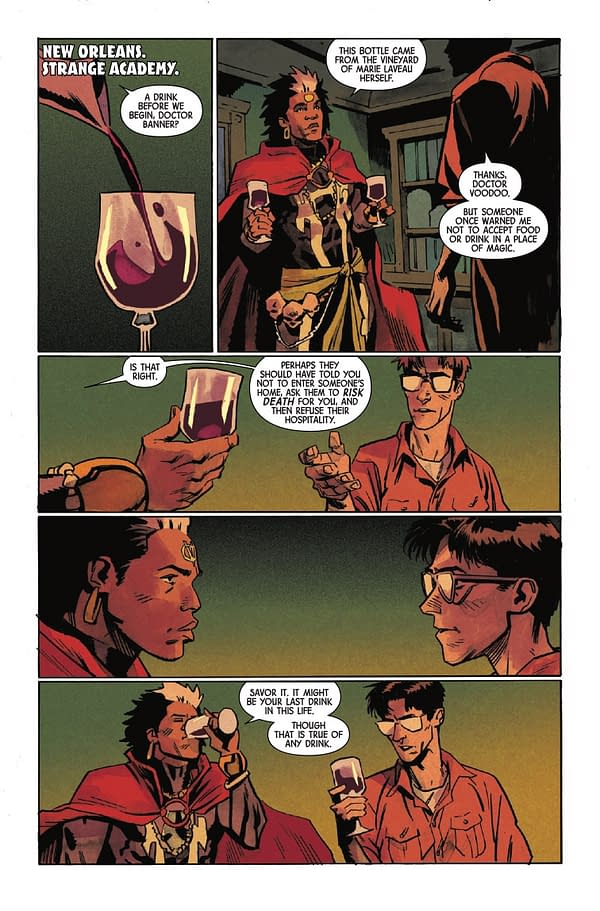Interior preview page from THE INFERNAL HULK #9 NIC KLEIN COVER
