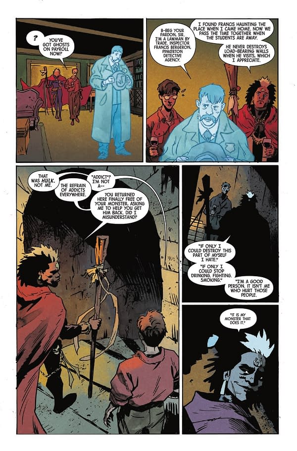 Interior preview page from THE INFERNAL HULK #9 NIC KLEIN COVER