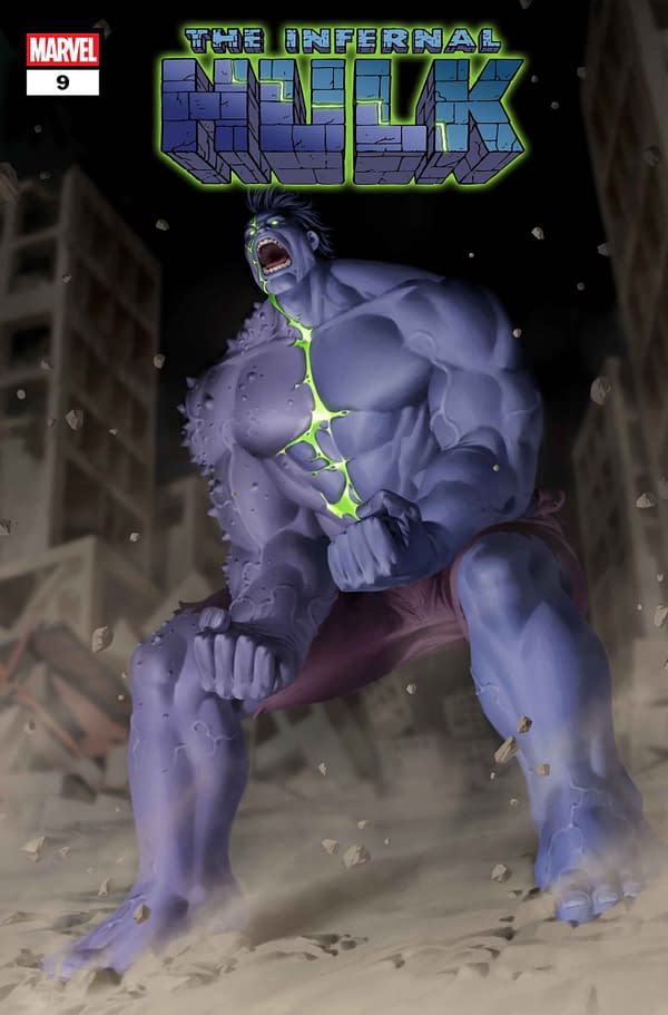 Cover image for INFERNAL HULK #9 JUNGGEUN YOON VARIANT