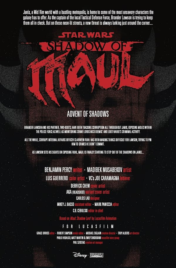 Star Wars: Shadow of Maul #5 Preview: Corruption Runs Deep