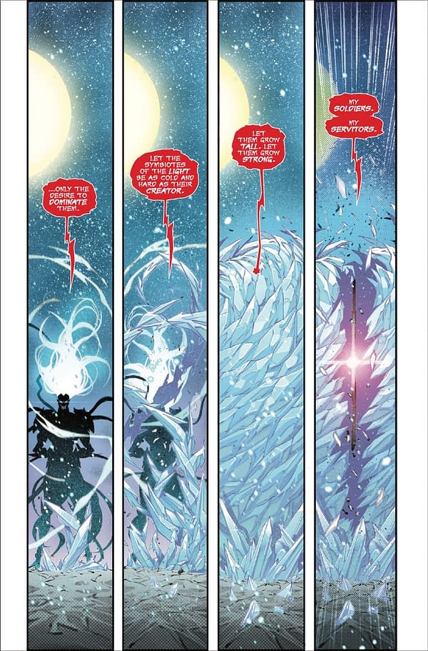Interior preview page from QUEEN IN BLACK #1 RYAN STEGMAN COVER