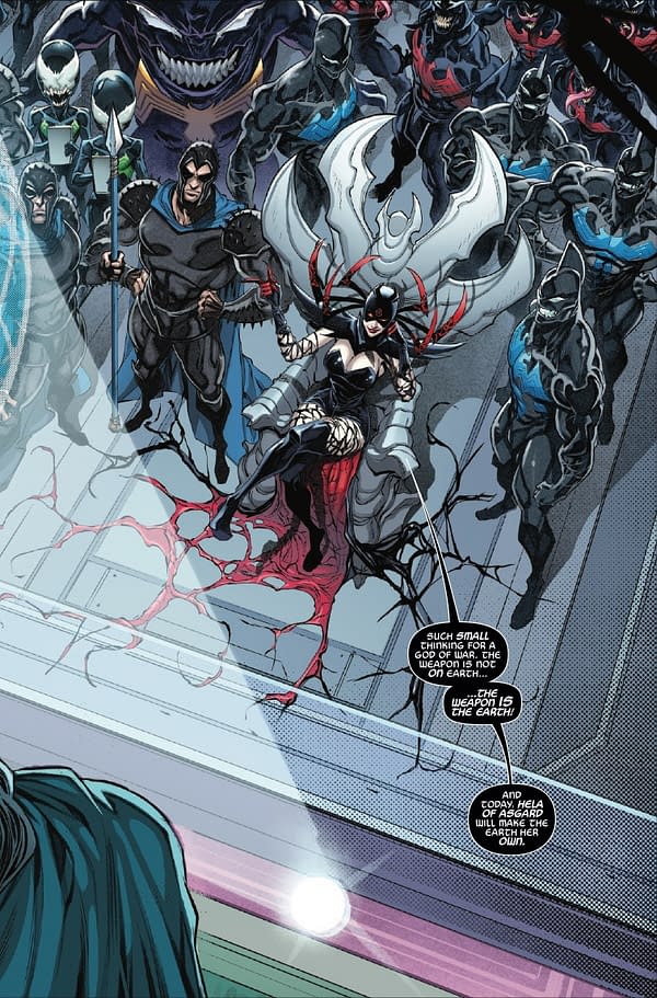 Interior preview page from QUEEN IN BLACK #1 RYAN STEGMAN COVER