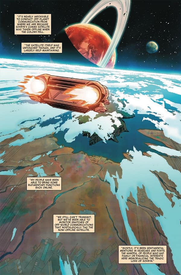 Interior preview page from ALIEN: KING KILLER #4 DAVID YARDIN COVER