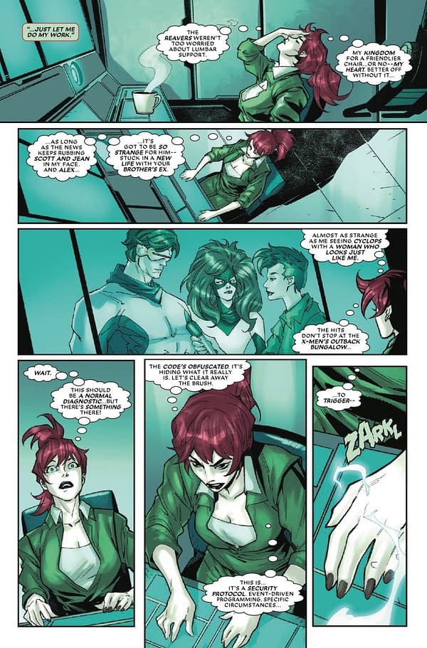 Interior preview page from X-MEN: OUTBACK #2 RUSSELL DAUTERMAN COVER
