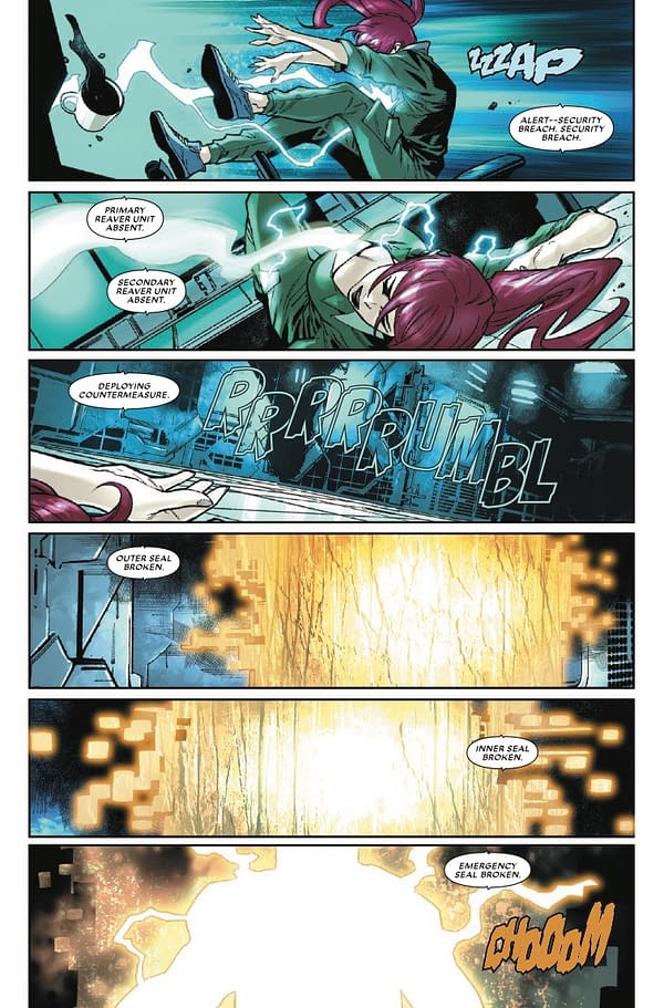 Interior preview page from X-MEN: OUTBACK #2 RUSSELL DAUTERMAN COVER