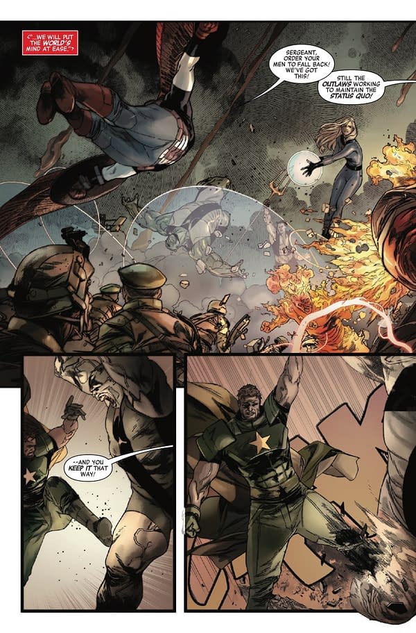 Interior preview page from AVENGERS: ARMAGEDDON #2 DIKE RUAN COVER