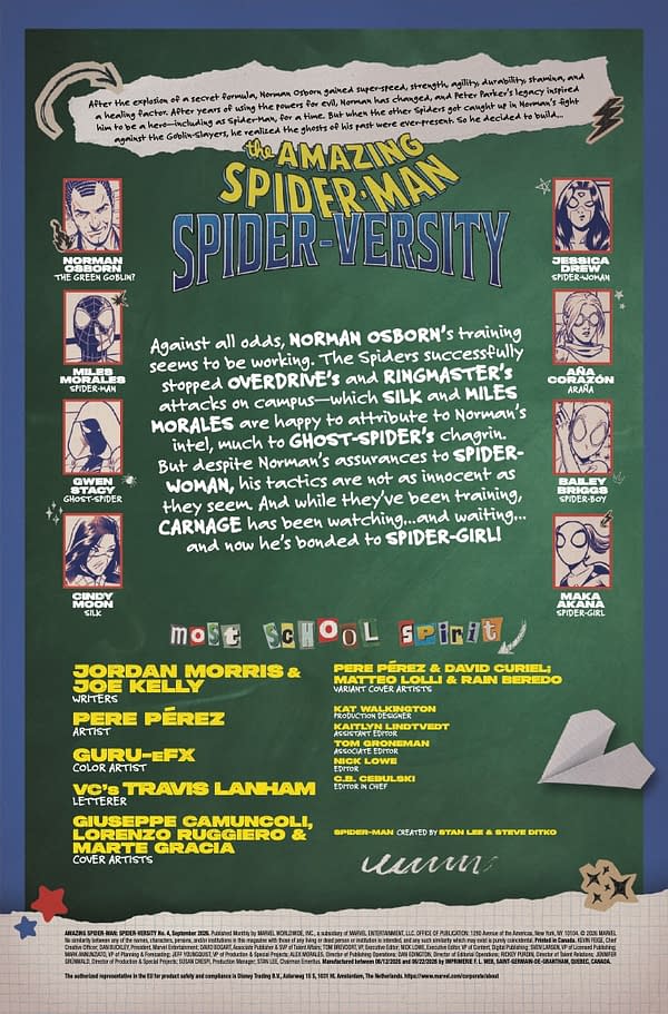 Interior preview page from AMAZING SPIDER-MAN: SPIDER-VERSITY #4 GIUSEPPE CAMUNCOLI COVER