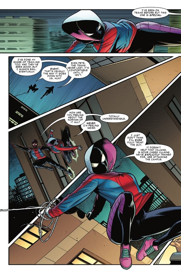 Interior preview page from AMAZING SPIDER-MAN: SPIDER-VERSITY #4 GIUSEPPE CAMUNCOLI COVER