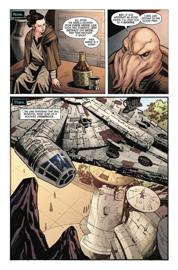 Interior preview page from STAR WARS: GALAXY'S EDGE – ECHOES OF THE EMPIRE #4 PHIL NOTO COVER