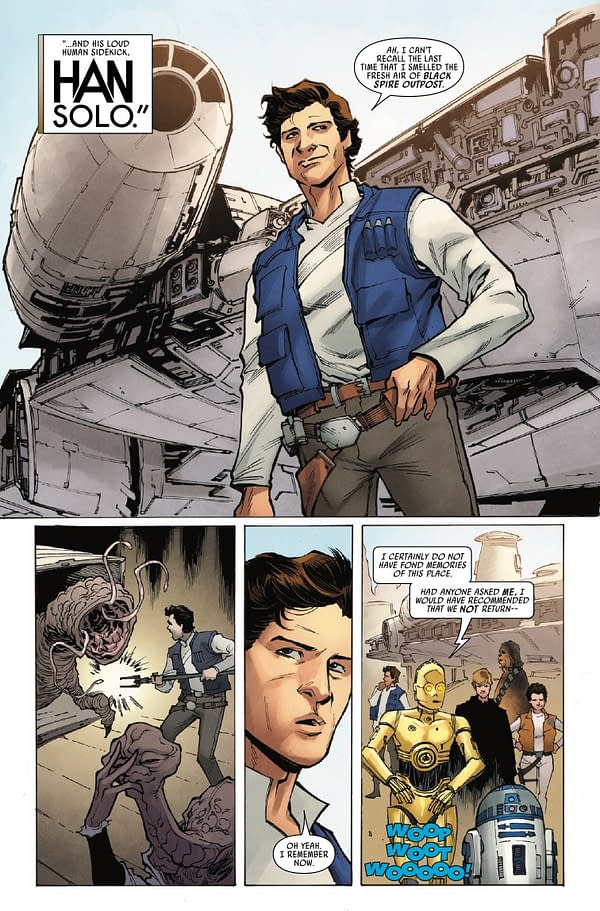 Interior preview page from STAR WARS: GALAXY'S EDGE – ECHOES OF THE EMPIRE #4 PHIL NOTO COVER