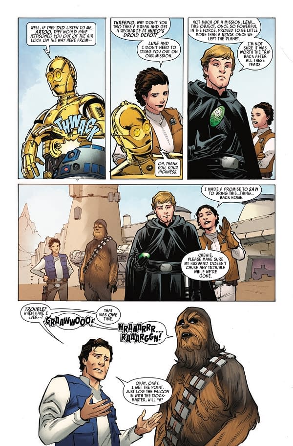 Interior preview page from STAR WARS: GALAXY'S EDGE – ECHOES OF THE EMPIRE #4 PHIL NOTO COVER