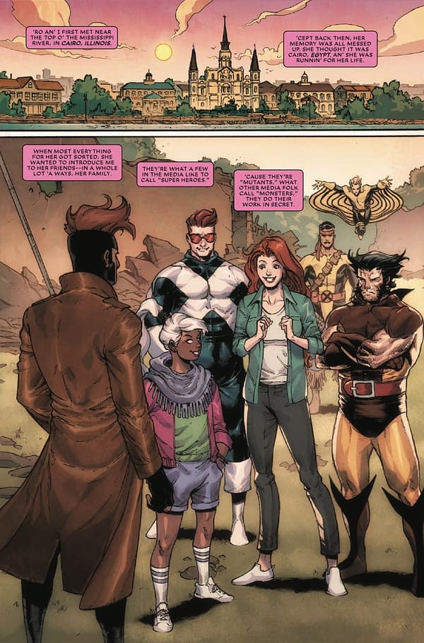 Interior preview page from GAMBIT: WANTED #1 LEINIL YU COVER