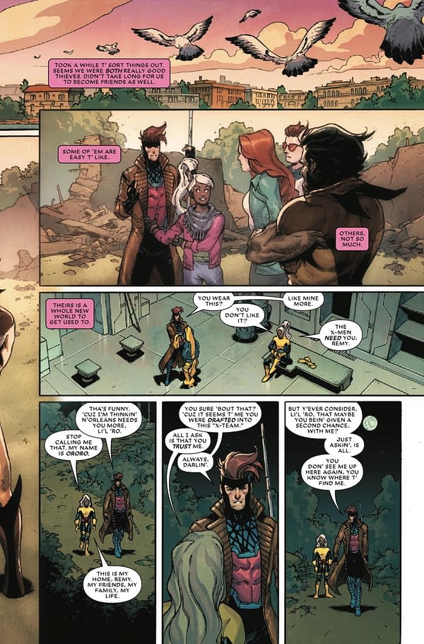Interior preview page from GAMBIT: WANTED #1 LEINIL YU COVER