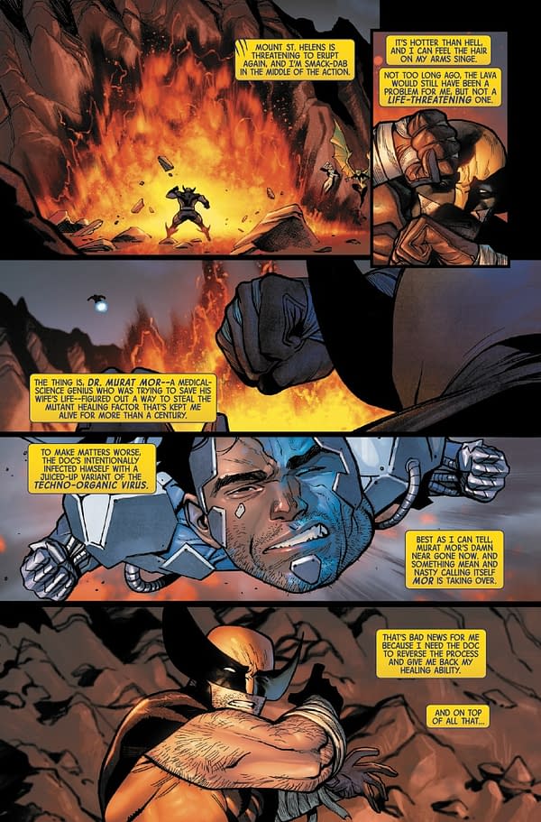 Interior preview page from WOLVERINE #25 DAN PANOSIAN COVER