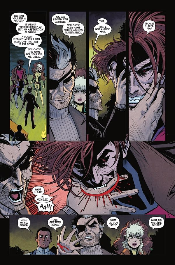 Interior preview page from UNCANNY X-MEN #33 LUCIANO VECCHIO COVER