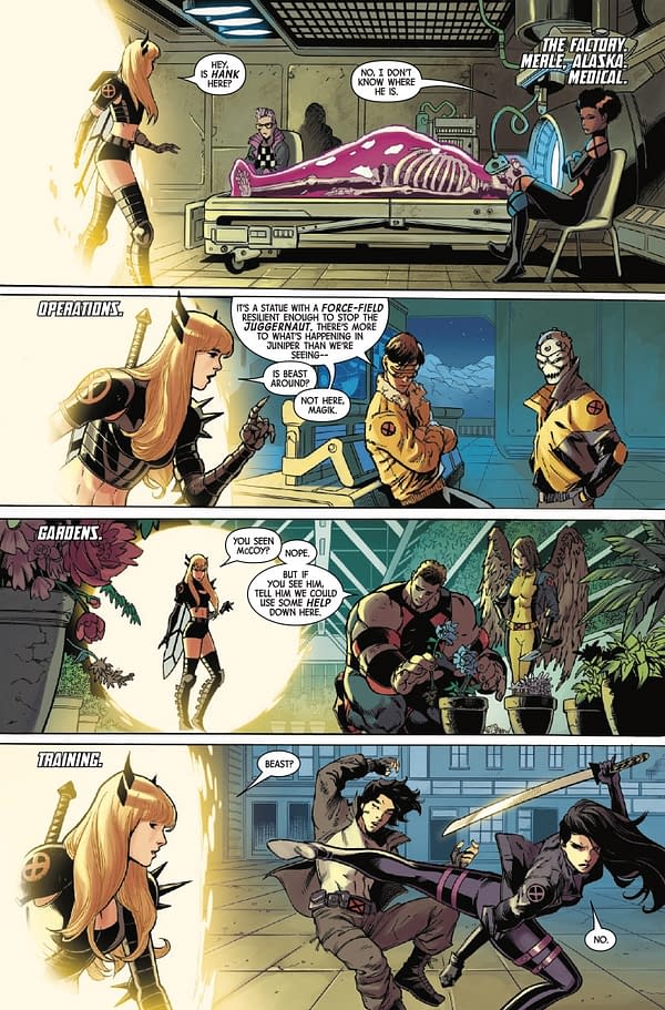 Interior preview page from X-MEN #35 TONY DANIEL COVER