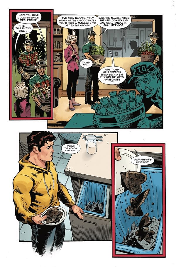 Interior preview page from AMAZING SPIDER-MAN #34 ED MCGUINNESS COVER
