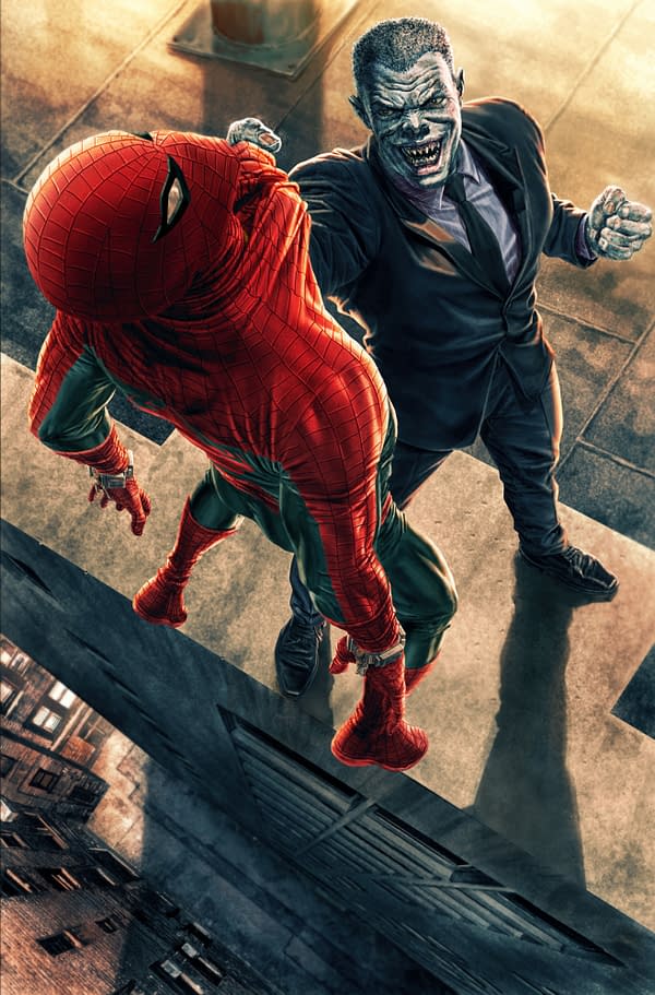 Cover image for AMAZING SPIDER-MAN #34 LEE BERMEJO AMAZING VISIONS VIRGIN VARIANT