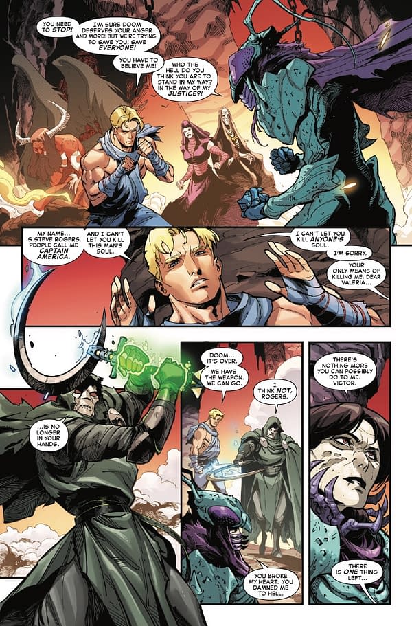 Interior preview page from CAPTAIN AMERICA #14 VALERIO SCHITI COVER