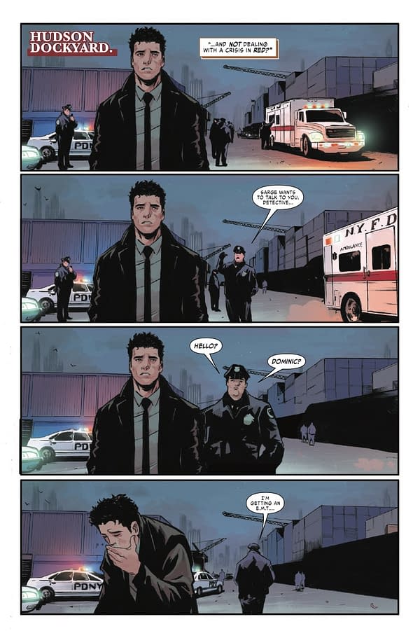 Interior preview page from DAREDEVIL #5 LEE GARBETT COVER