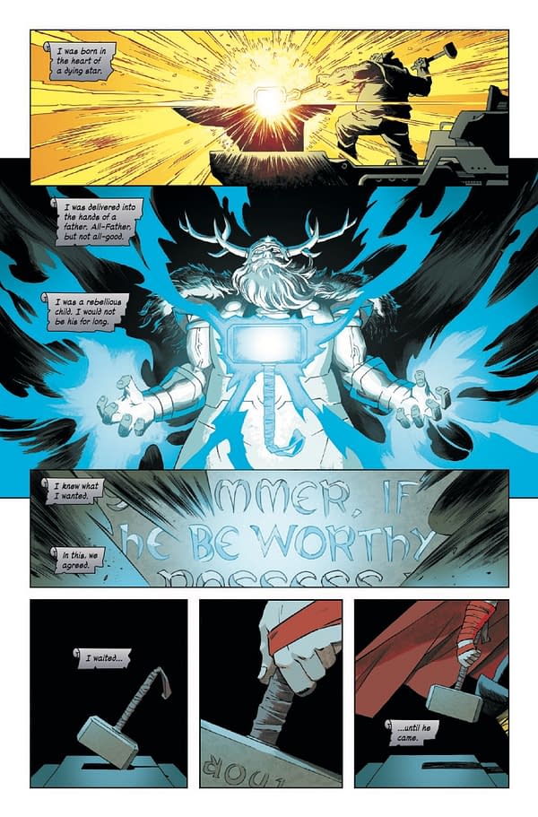 Interior preview page from THOR #800 ALEX ROSS COVER