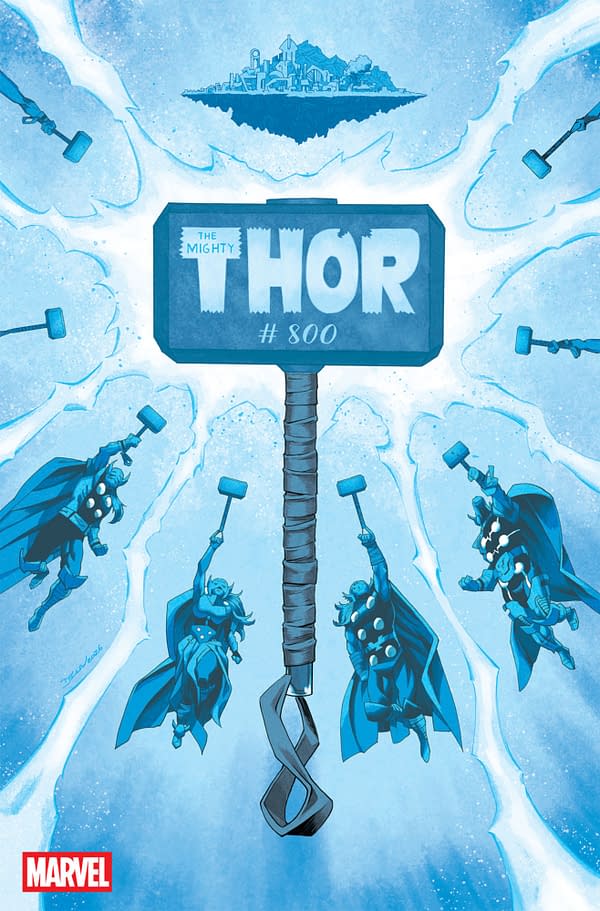 Cover image for THOR #800 DECLAN SHALVEY FOIL VARIANT