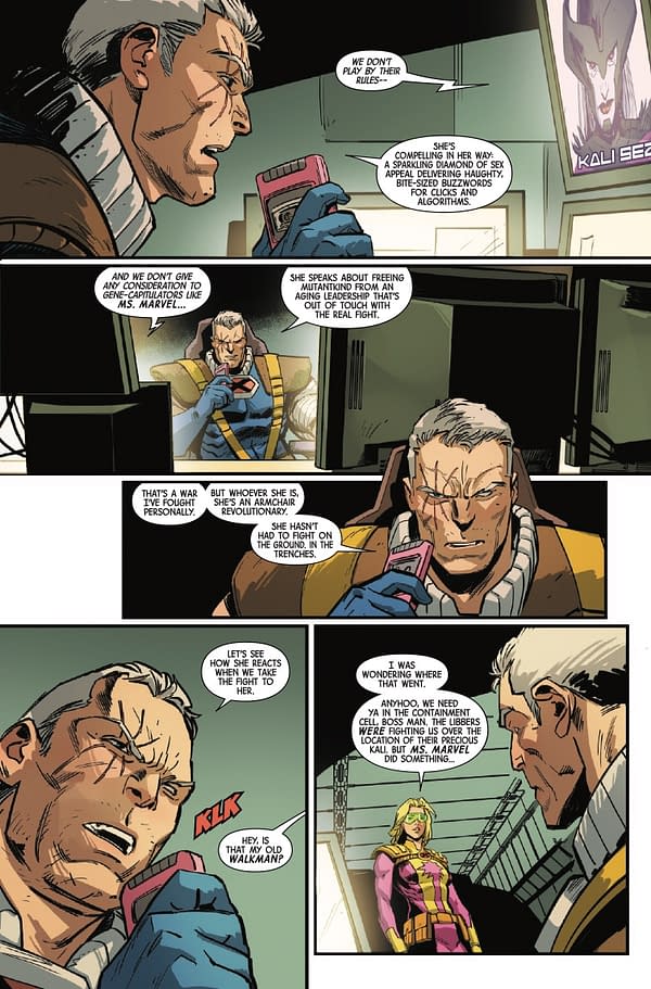 Interior preview page from INGLORIOUS X-FORCE #8 R.B. SILVA COVER