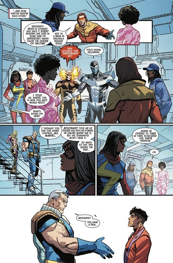 Interior preview page from INGLORIOUS X-FORCE #8 R.B. SILVA COVER
