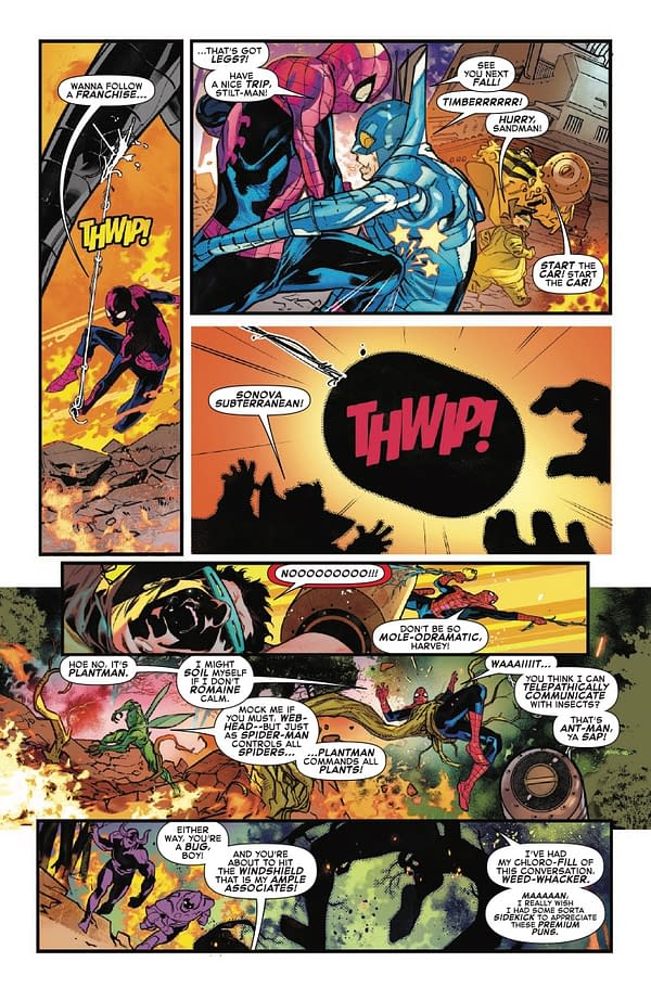 Interior preview page from SPIDER-MAN / HULK: FIRE AND BRIMSTONE #1 R.B. SILVA COVER