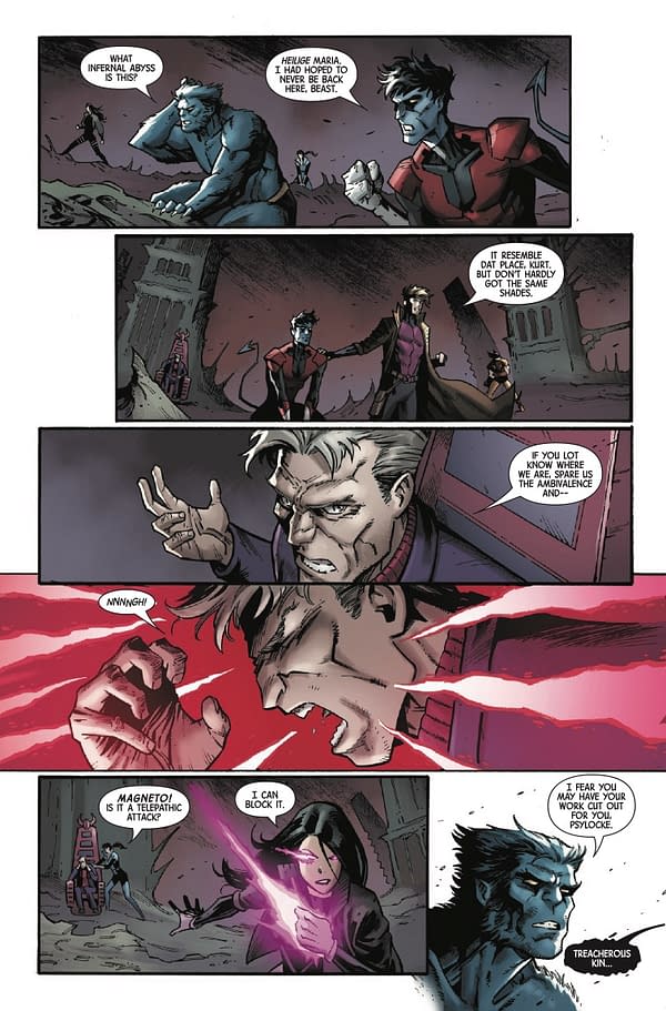 Interior preview page from X-MEN UNITED #6 STEFANO CASELLI COVER