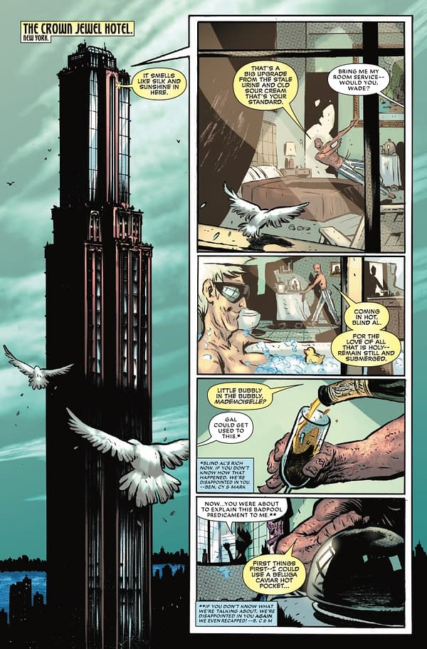 Interior preview page from WADE WILSON: DEADPOOL #7 GEOFF SHAW COVER