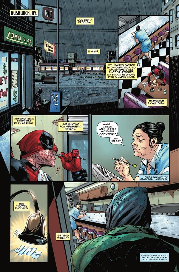 Interior preview page from WADE WILSON: DEADPOOL #8 GEOFF SHAW COVER