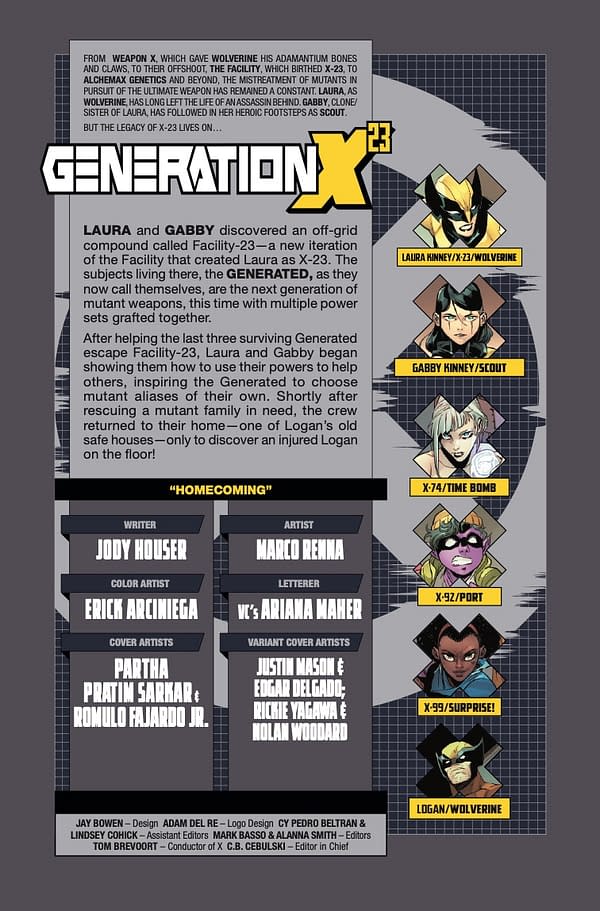 Interior preview page from GENERATION X-23 #7 PARTHA PRATIM COVER