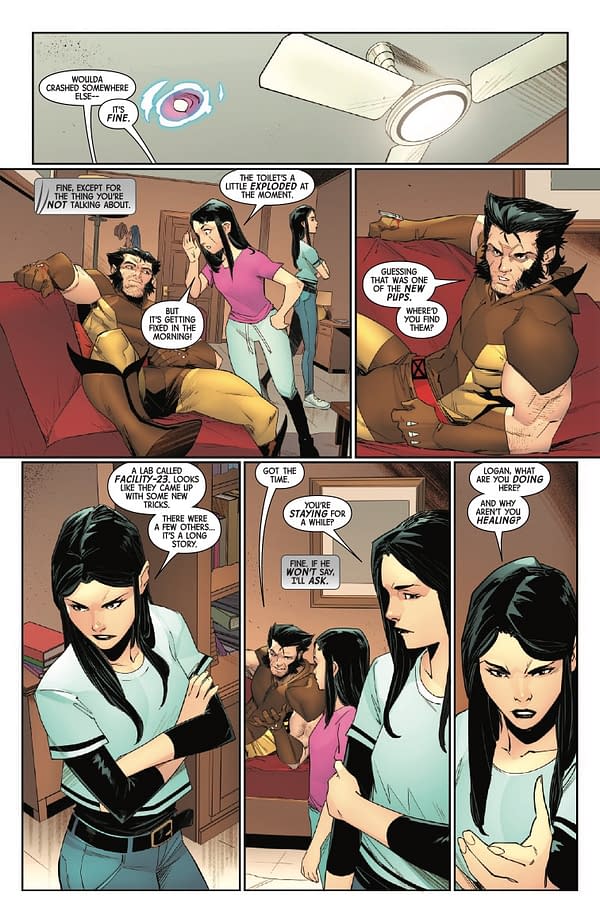 Interior preview page from GENERATION X-23 #7 PARTHA PRATIM COVER