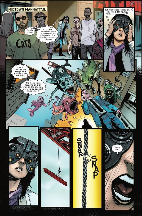 Interior preview page from ULTIMATE IMPACT: REBORN #4 LEINIL YU COVER