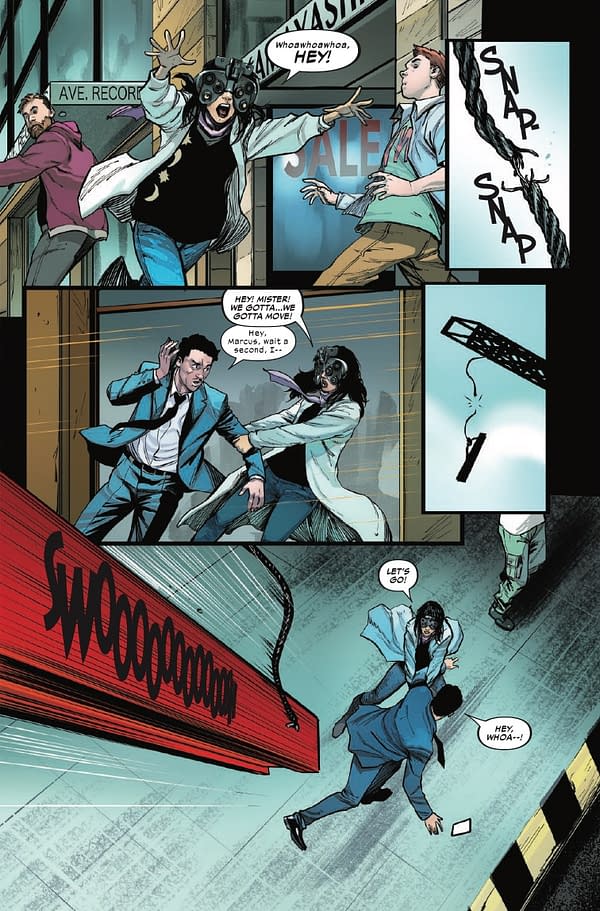 Interior preview page from ULTIMATE IMPACT: REBORN #4 LEINIL YU COVER