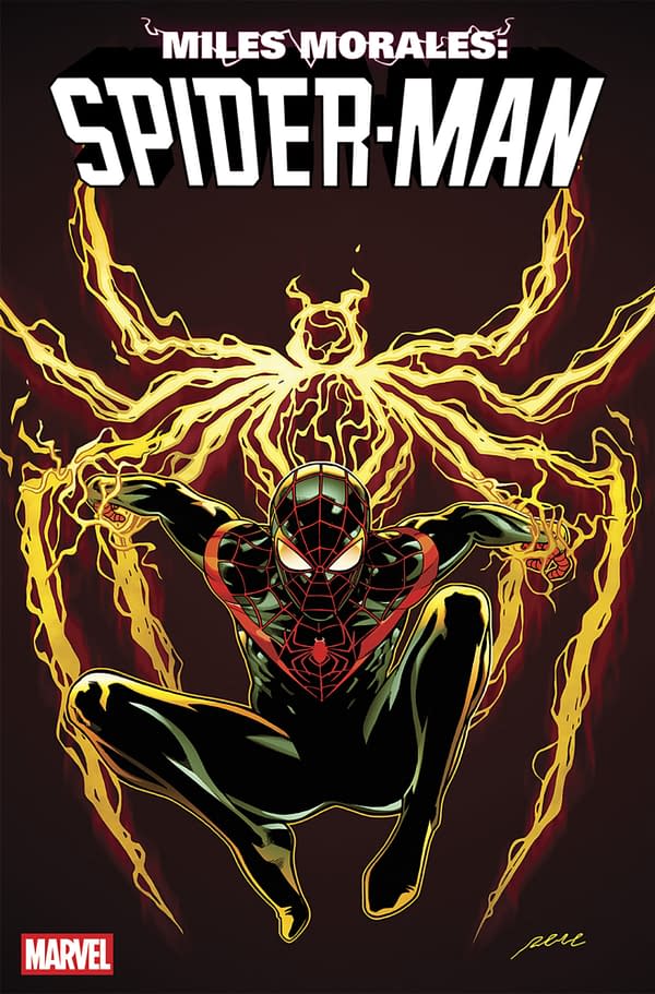 Cover image for MILES MORALES: SPIDER-MAN #1 PERE PEREZ FOIL VARIANT