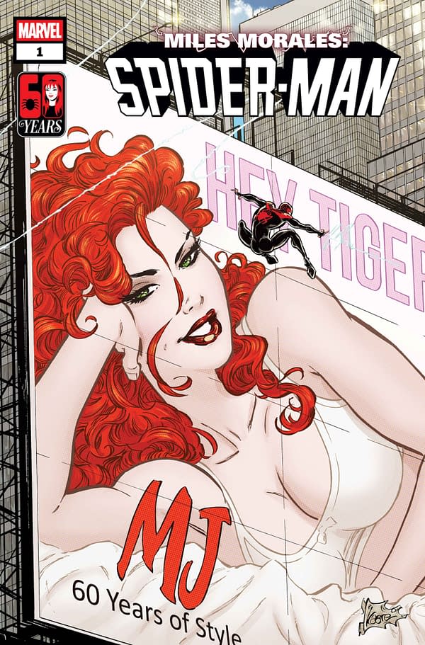 Cover image for MILES MORALES: SPIDER-MAN #1 KAARE ANDREWS MARY JANE WATSON VARIANT