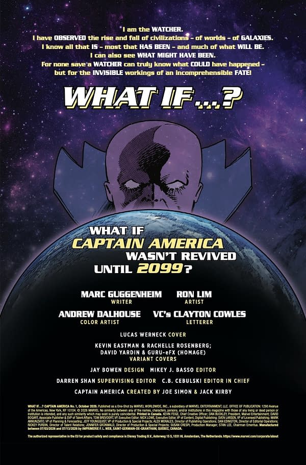Interior preview page from WHAT IF…? CAPTAIN AMERICA #1 LUCAS WERNECK COVER