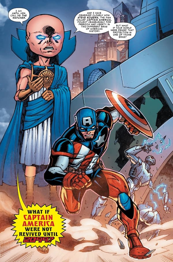 Interior preview page from WHAT IF…? CAPTAIN AMERICA #1 LUCAS WERNECK COVER