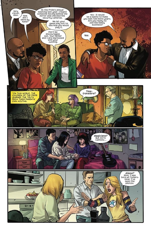 Interior preview page from WHAT IF…? RUNAWAYS #1 LUCAS WERNECK COVER